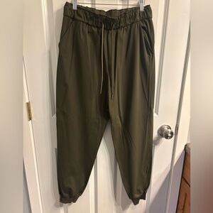 Women’s Lululemon Olive Green Jogger Pants